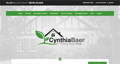 Desktop Screenshot of cynthiabaer.com