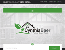 Tablet Screenshot of cynthiabaer.com